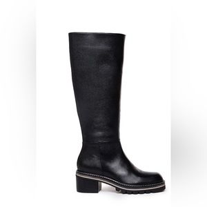 Bernardo Susana Black Tumbled Calf 9 M NEW IN BOX